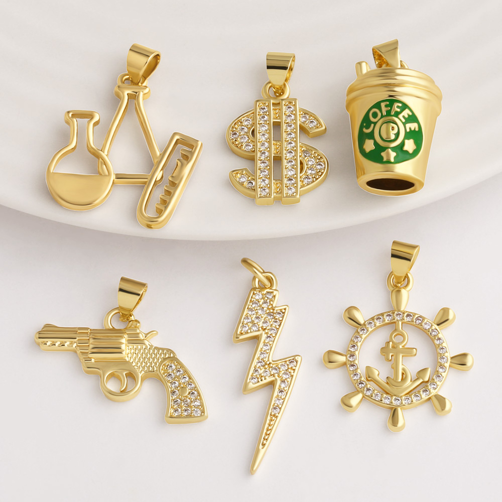 Battle Rope Anchor - OCESRIO Chemistry Dollar Sign Pendant for