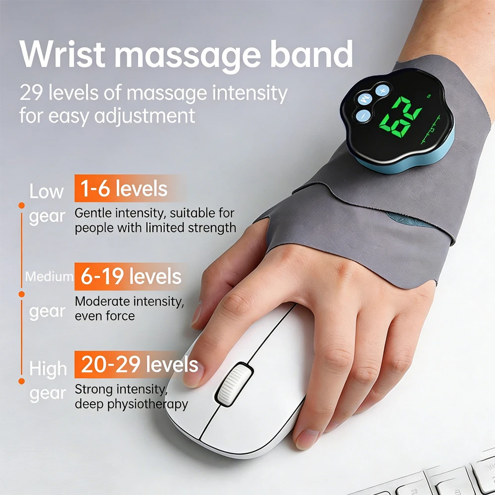 29 Levels Electric Hand Massag - огляд і ціна Wrist Wrap Support
