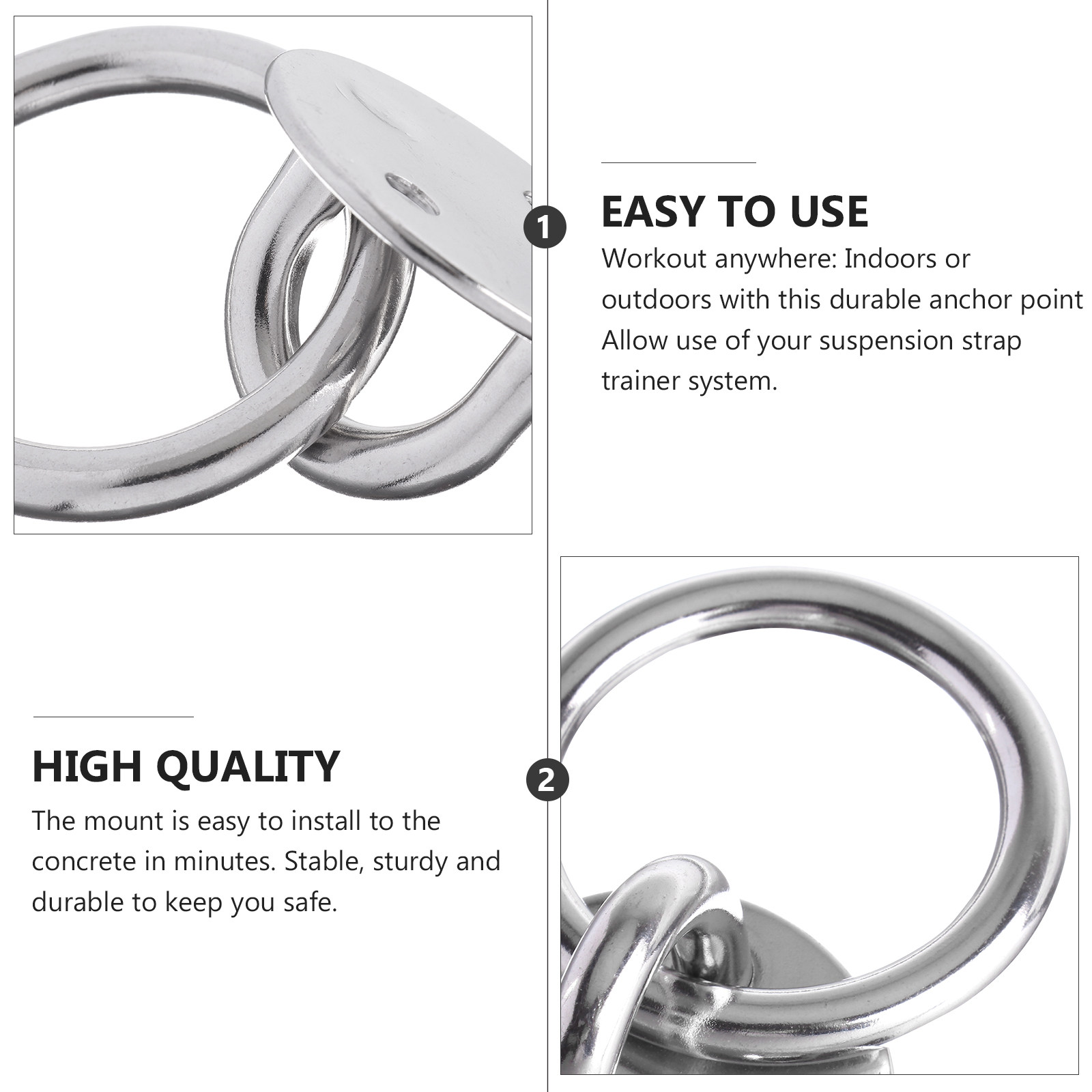1 set Fitness Gym Equipment Ha - огляд і ціна Battle Rope Anchor
