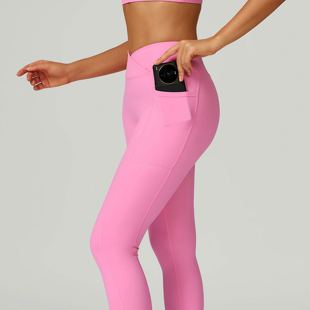 Cross Waist Head Yoga Leggings - огляд і ціна Crossfit Equipment