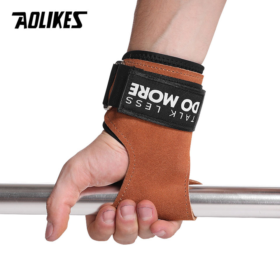 AOLIKES Cowhide Gym Grips Glov - огляд і ціна Crossfit Equipment