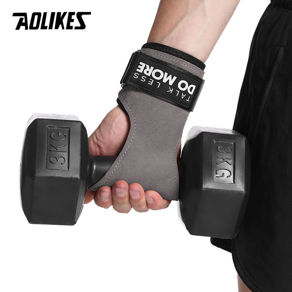 AOLIKES Cowhide Gym Grips Glov - огляд і ціна Crossfit Equipment