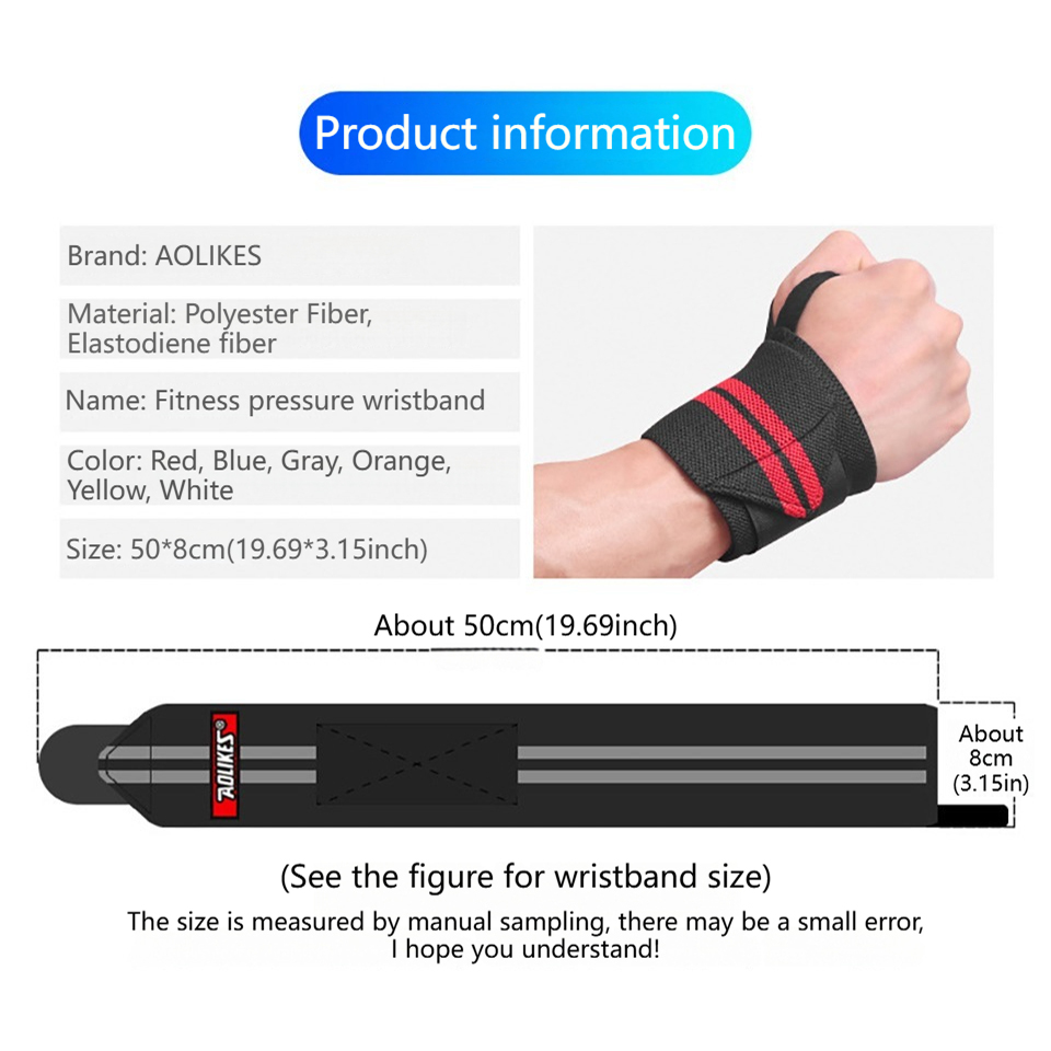 AOLIKES Fitness Wrist Wraps We - огляд і ціна Crossfit Equipment